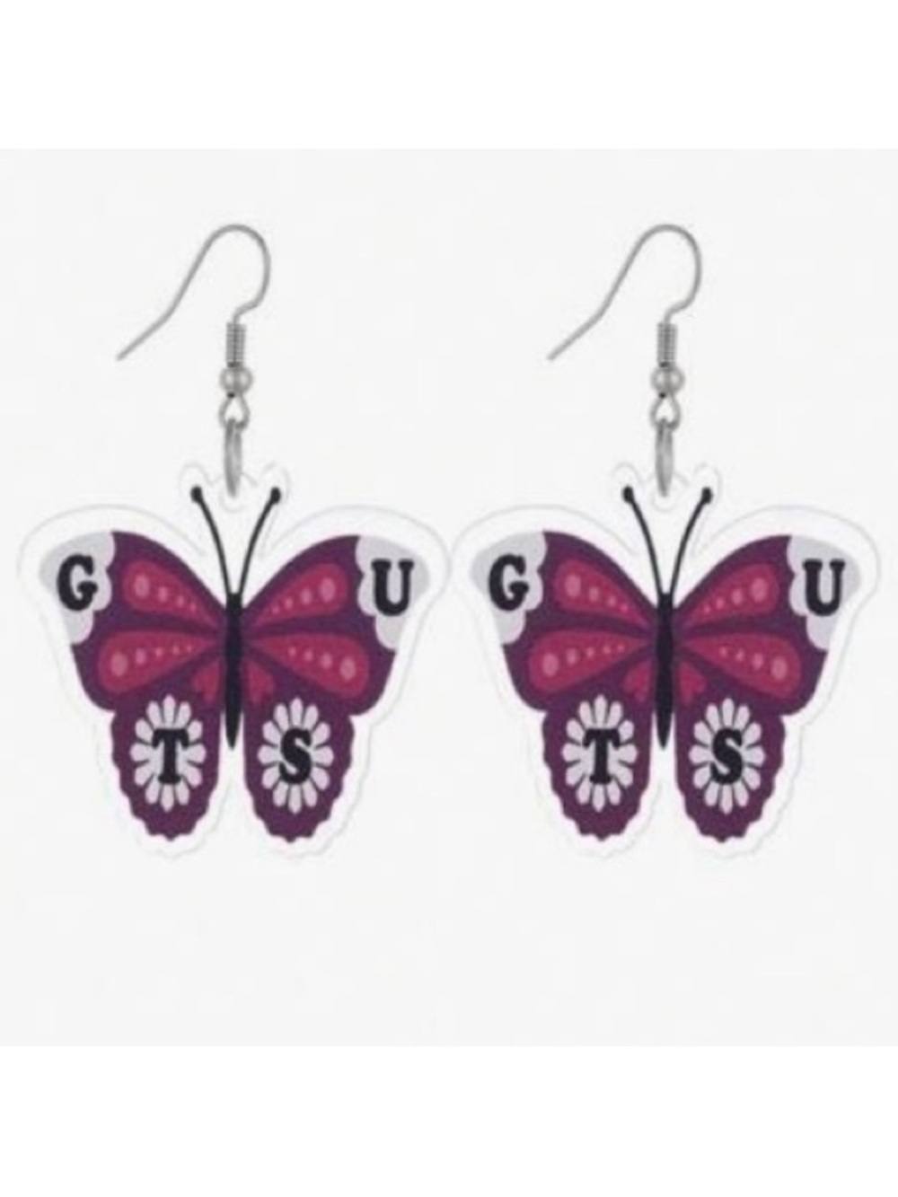 *NEW* OLIVIA RODRIGO Themed GUTS Floral Butterfly Earrings